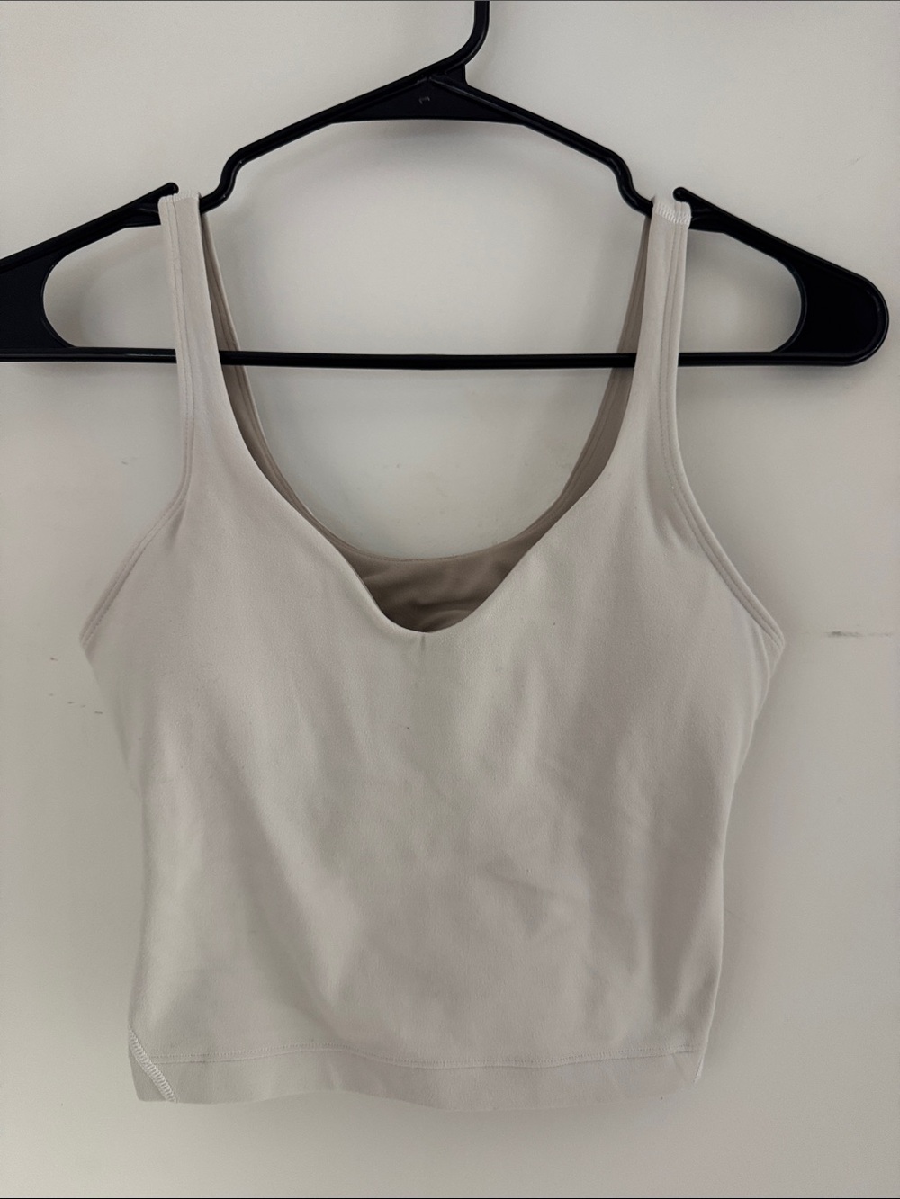 lululemon athletica Light Cream V‑Neck Built‑In Support Camisole